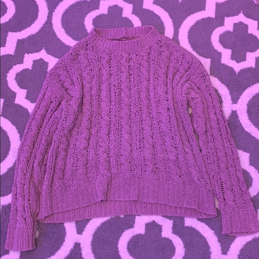 Purple sweater